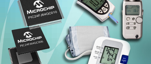 Eerste PIC microcontroller met 16-bits ADC en 10 Ms/s ADC