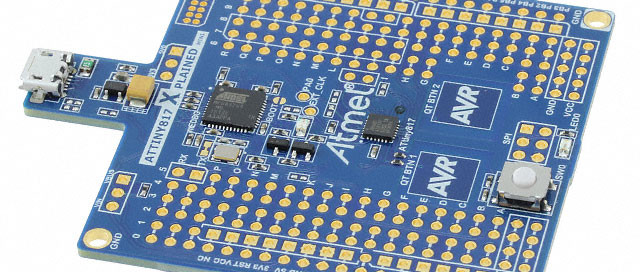 Banc d'essai : ATtiny817 Xplained Mini