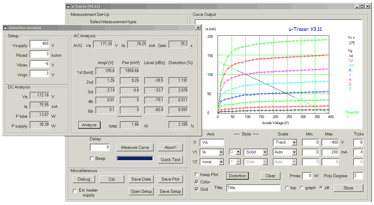 µTracer : kit de testeur-traceur de courbes pour tubes [3]