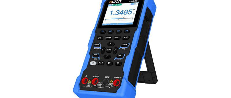 Le multimètre Owon HDS160 est également un oscilloscope qui peut mesurer le courant