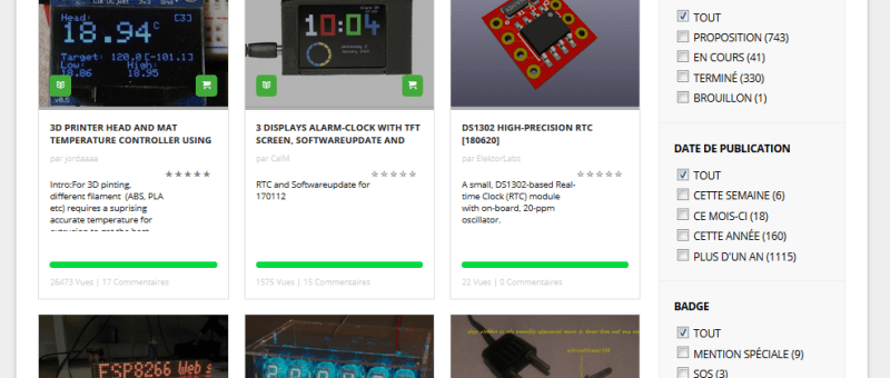 Elektor Labs dot Com PROMO, 0.5 PAGE Regualar