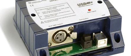 Régie de lumière DMX via USB