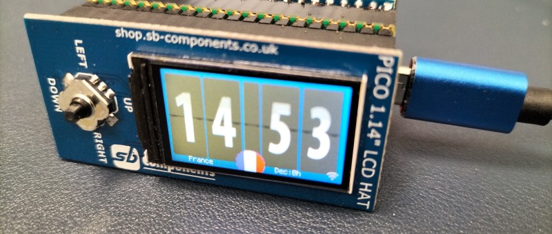 horloge NTP en CircuitPython