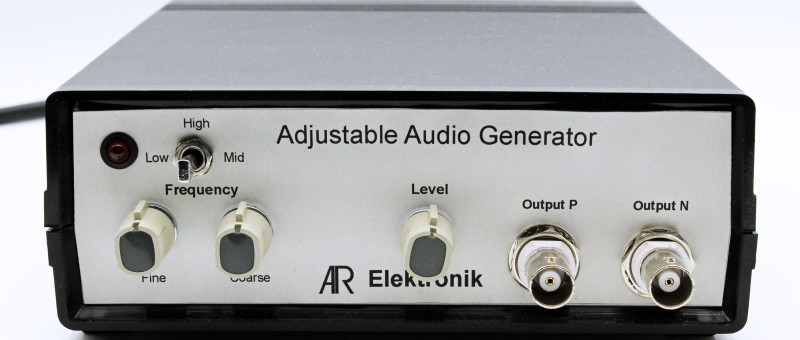 Générateur de fréquences audio audio analogique haute performance