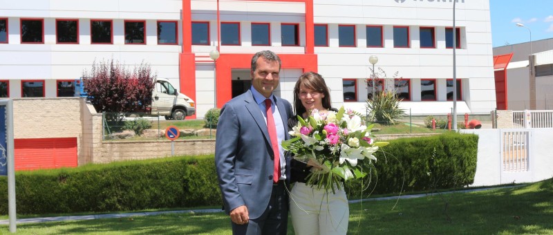 Würth Spanien begrüsst Itziar Abal - die 70.000. Mitarbeiterin der Würth-Gruppe