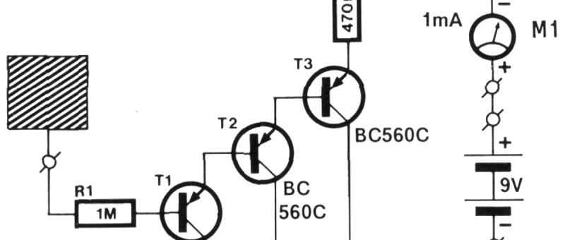 Retour des petits circuits : indicateur d’ions négatifs à transistors et galva