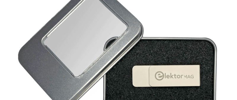 Produit phare : la clé USB des archives d’Elektor (1978-2021)