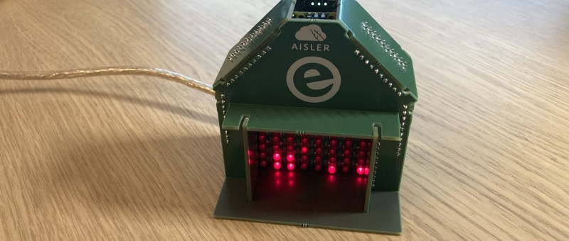 Cheminée de Noël DIY : Un puzzle 3D avec des PCB, des LED et un Raspberry Pi Pico