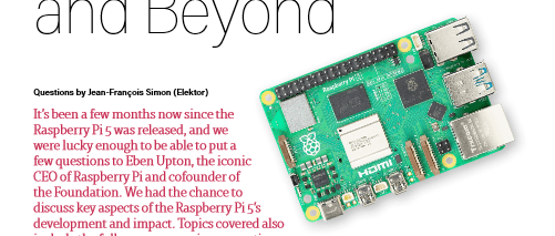 Eben Upton, PDG de Raspberry Pi, Raspberry Pi 5 et au delà