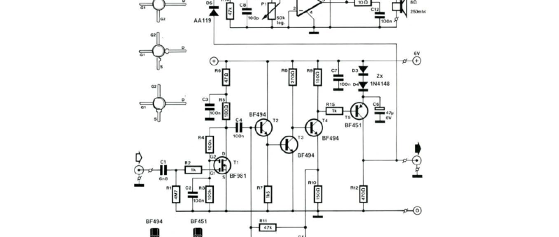 Circuit : Traceur de signal RF large bande fait maison