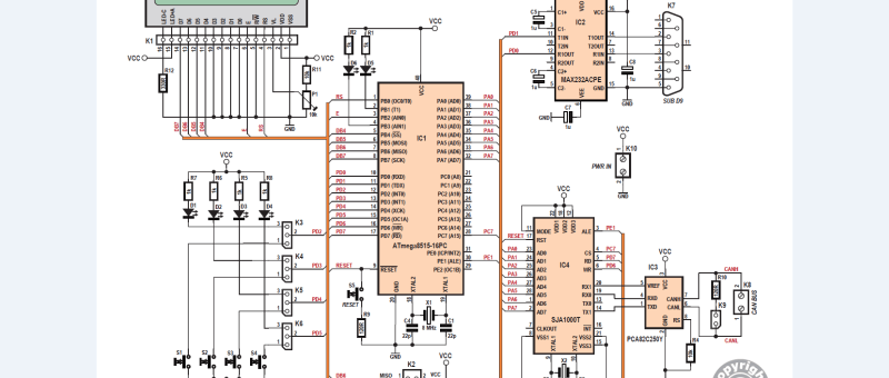 Circuit : Un testeur de bus CAN à construire soi-même