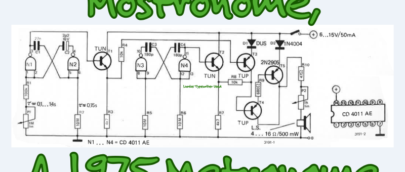 Circuit : Le Mostronome, un Métronome de 1975 qui Inspire Toujours