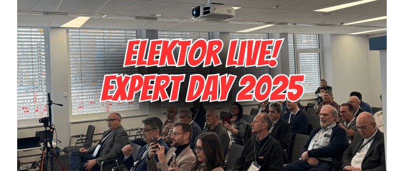 Événement Elektor Live! Expert Day 2025 lancé à Wurtzbourg
