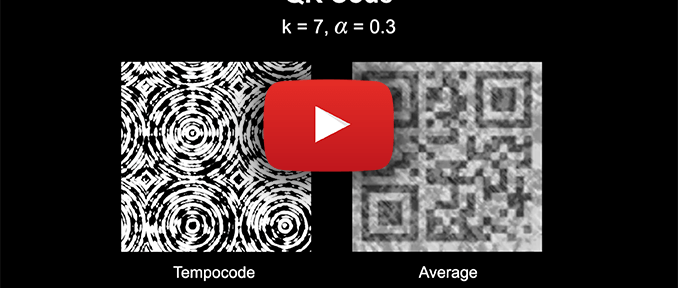 Images fixes dissimulées dans une vidéo