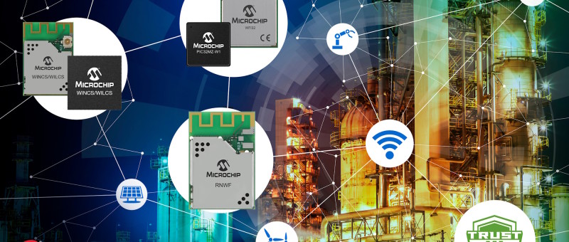 Microchip Technology élargit son portefeuille Wi-Fi pour répondre aux besoins croissants de l’industrie 4.0