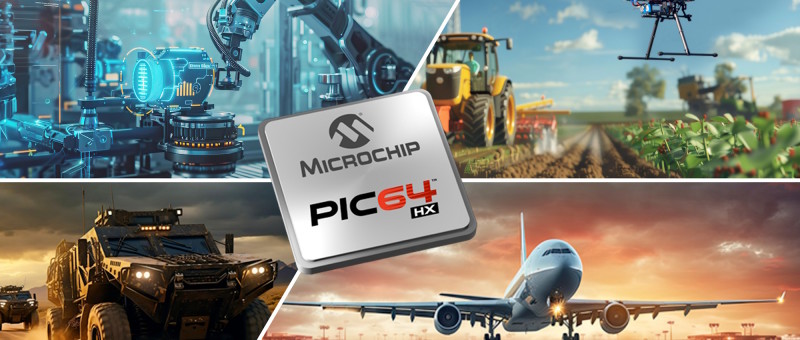 Microchip Technology lance la famille de microprocesseurs PIC64HX pour répondre à la demande croissante en edge computing