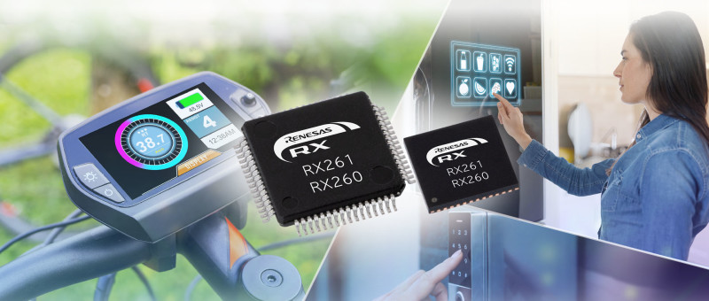 Renesas Electronics présente les microcontrôleurs RX261 et RX260 pour une efficacité énergétique et une sécurité accrues