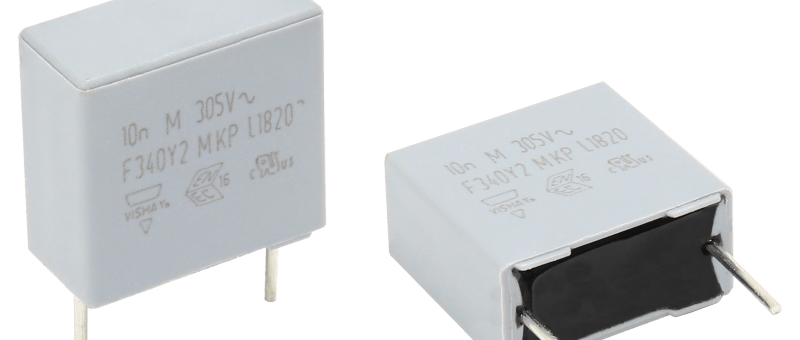 Vishay présente les condensateurs de suppression d'interférences F340 Y2 pour environnements difficiles