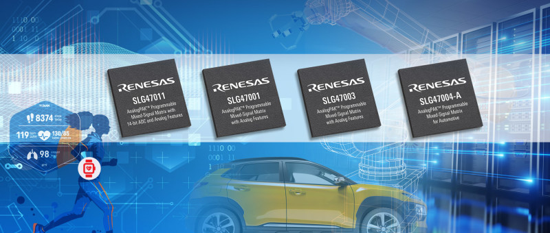 Renesas présente les circuits intégrés AnalogPAK pour des applications intelligentes et économes en énergie