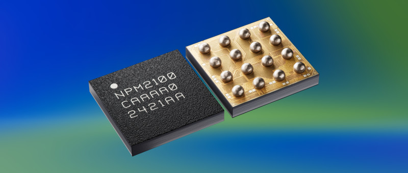 PMIC nPM2100 de Nordic Semiconductor : une autonomie de batterie prolongée