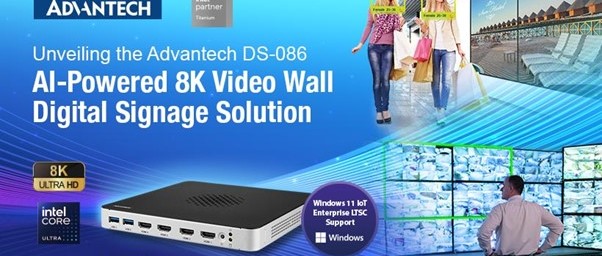 Lecteur d'affichage numérique ultrafin DS-086