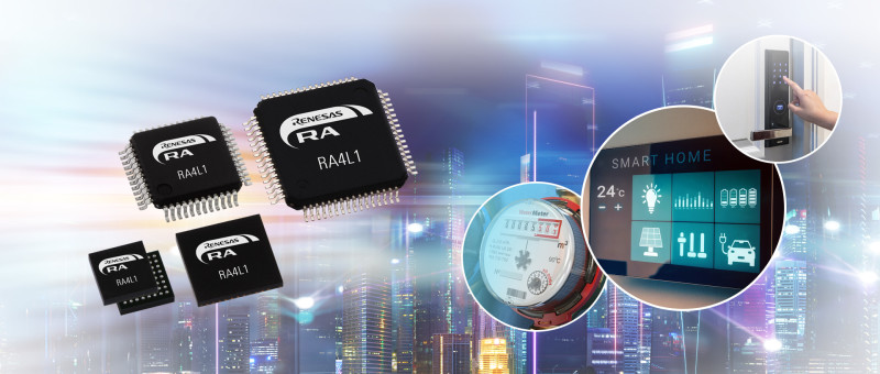 Microcontrôleurs RA4L1 par Renesas Electronics