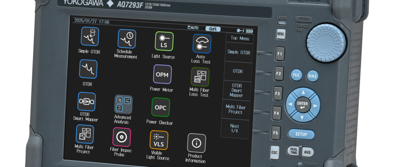 AQ7290 : le nouvel OTDR de Yokogawa qui simplifie les tests de fibre optique sur le terrain