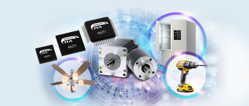 Renesas lance une nouvelle génération de microcontrôleurs pour moteurs compacts et intelligents