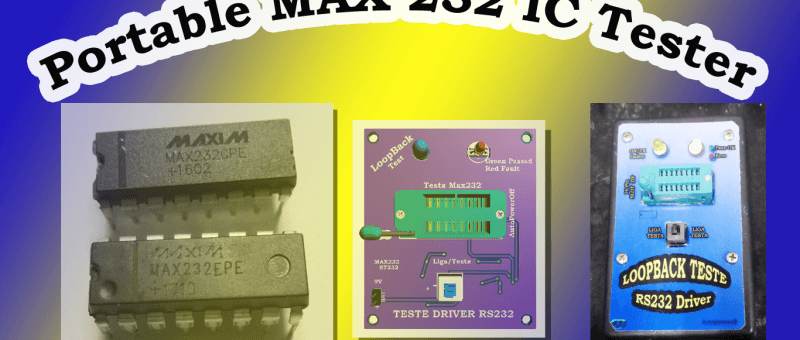 Portable MAX 232 IC Tester