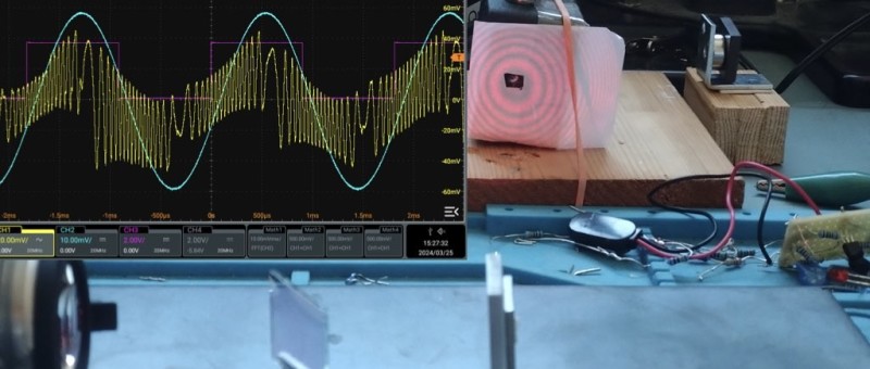 Makeshift laser-vibrometer