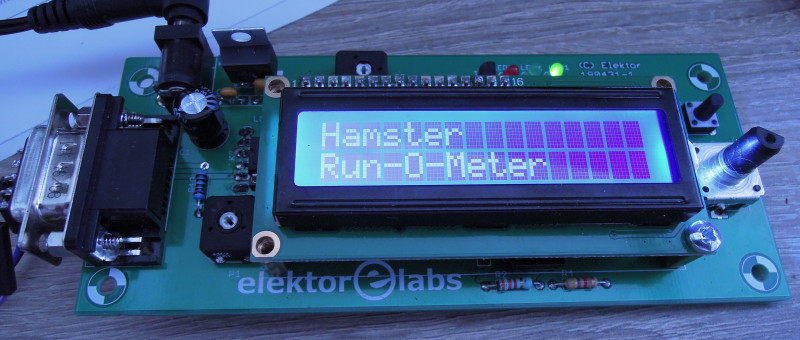 Hamster Run-O-Meter