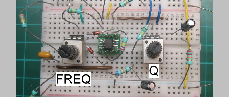 Construire un VCF 9 octaves avec un seul amplificateur opérationnel