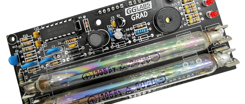 Dual Geiger-Müller Tube Radiation Sensor for Arduino