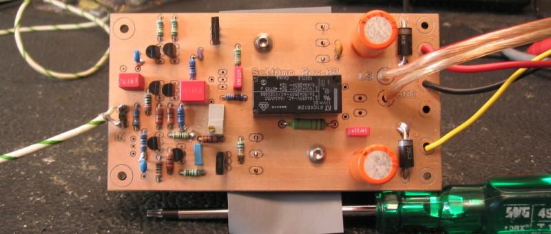 Kompakte Audio Endstufe mit FET