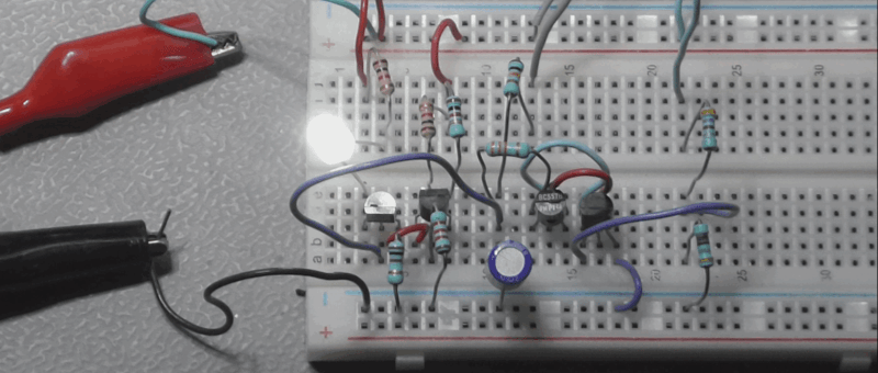 Analogue LED fader/dimmer with linear brightness curve.