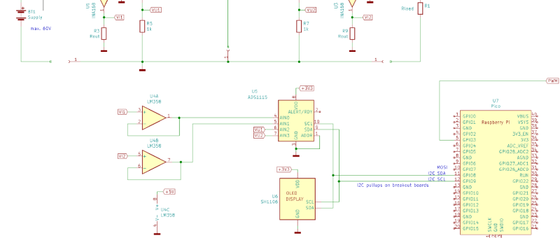 Measure input and output power 