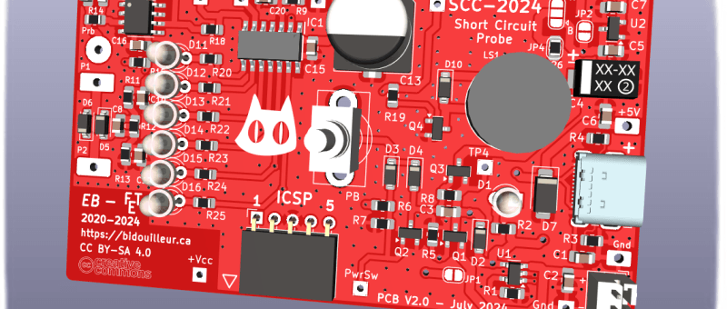 SCC-2024 : Sonde de court-circuit perfectionnée avec retour visuel