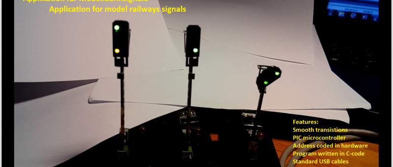 Application for Viessmann model railway signals