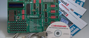 Sistema de desenvolvimento EasyPIC5 da MikroElektronika