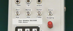 Digiwobbler + Generador sinusoidal, con ajuste digital de la frecuencia
