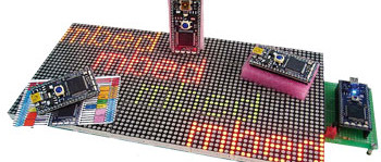 Construir un Panel de Mensajes móviles con LED en un día