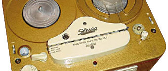 Tandberg Modelo 5 y Amplificador de Grabación Estéreo (ca. 1959)