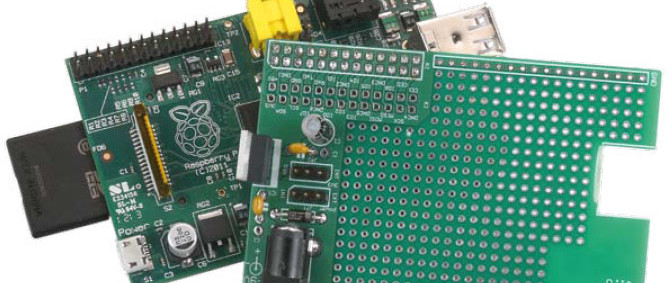 Placa protótipo Raspberry Pi