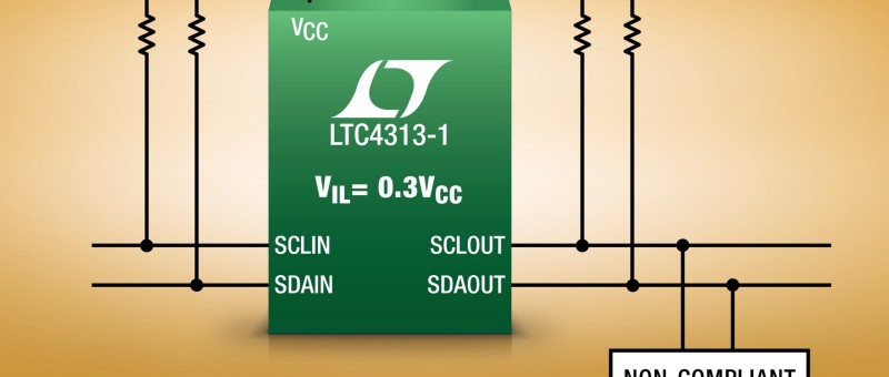 Tampon de bus I²C polyvalent à accélérateur de temps de montée