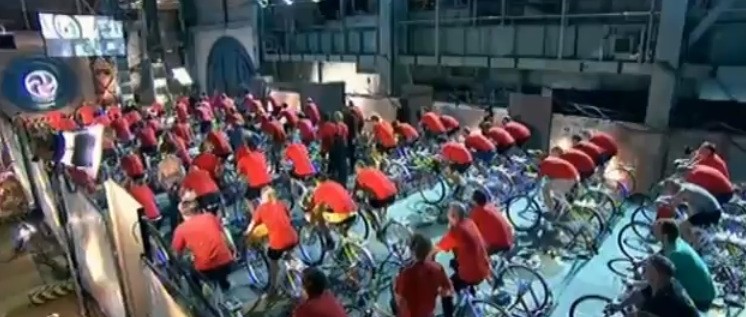 Stromproduktion mit Muskelkraft: Ein Experiment der BBC