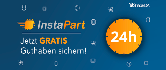 Mit dem kostenlosen InstaPart-Guthaben von SnapEDA entwickeln Sie Ihre elektronischen Schaltungen schneller