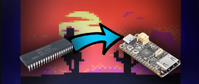 Raspberry Pi RP2040 Emula un Processore Video Vintage