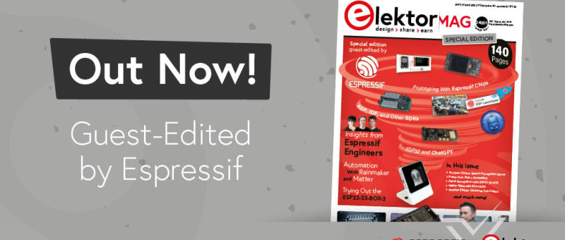 Fresco di Stampa!  Numero Speciale di Elektor Mag,  Curato da Espressif
