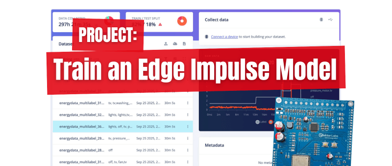 Contatore di Energia con ESP32: Addestramento di un Modello Edge Impulse per il Riconoscimento dei Carichi degli Elettrodomestici