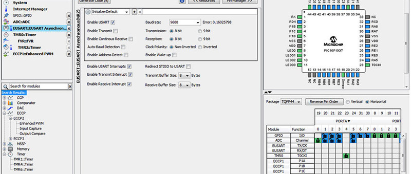 Il Code Configurator di casa Microchip